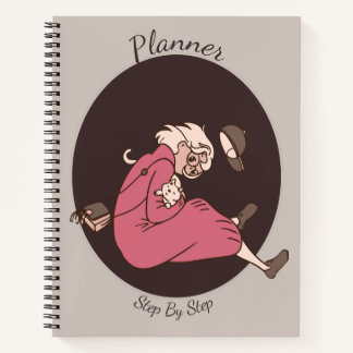 Earthy Floral Pattern Planner Notebook