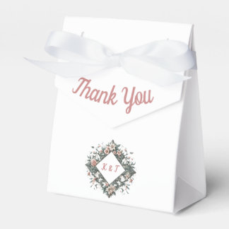 Earthy Floral Vine Favour Box