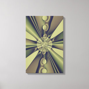 Earthy Geometric Abstract Modern Art Canvas Print