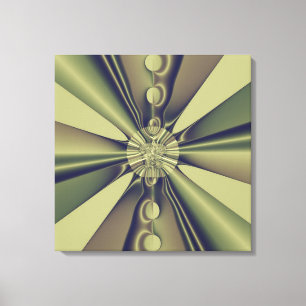 Earthy Geometric Abstract Modern Art Canvas Print