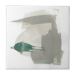 Earthy Gestures - Grey and Green Tile<br><div class="desc">Earthy Gestures II by Jennifer Goldberger. Earthy green and grey tones come together to create a simple but serene design.</div>