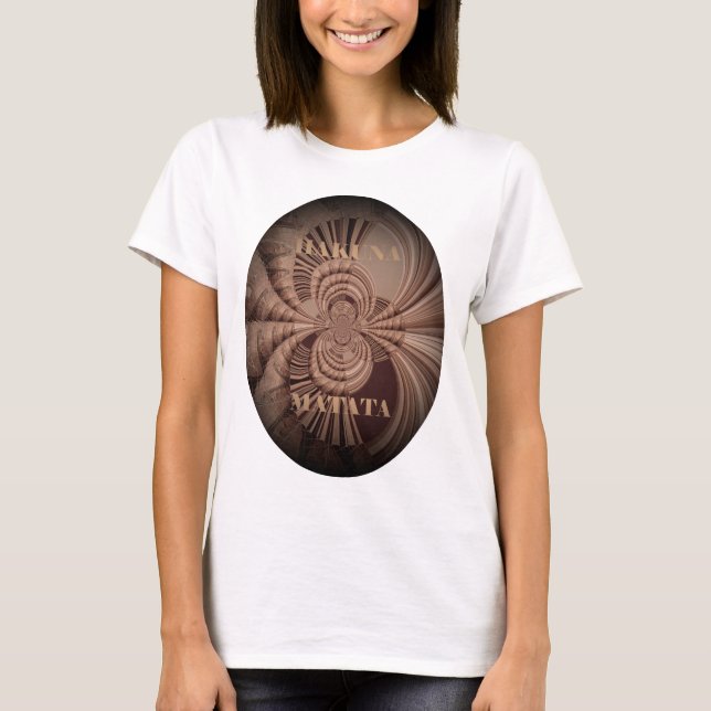 Earthy Hakuna Matata Art Print T-Shirt (Front)