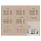 Earthy Kraft Look Logo Business Trifold Brochure  