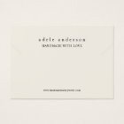 Earthy Leaf Jewellery Bracelet Display Card