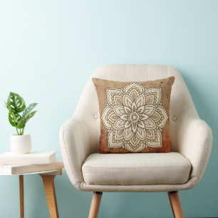 Earthy Mandala Cushion