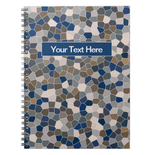 Earthy Multicolored Pattern Notebook