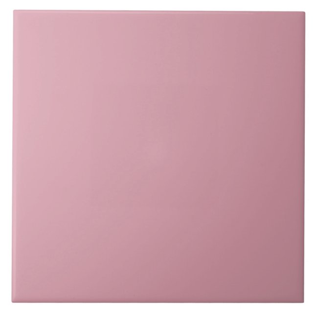 Earthy Pink Ceramic Tile. Tile (Front)
