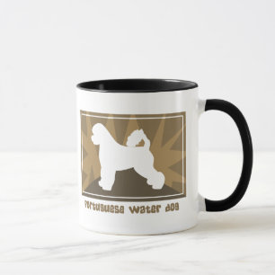 Earthy Portuguese Water Dog Mug