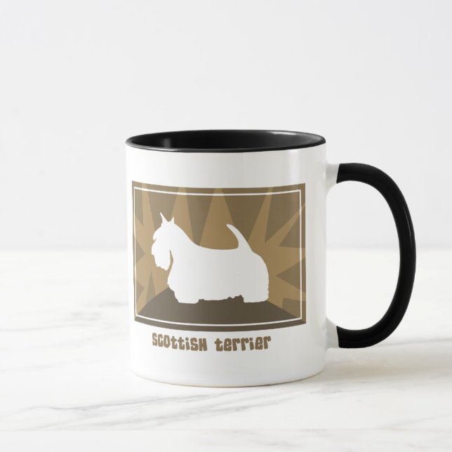 Earthy Scottish Terrier Mug (Right)