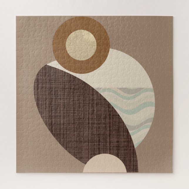 Earthy Shapes Jigsaw Puzzle (Vertical)