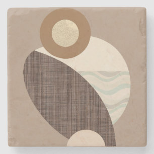 Earthy Shapes Stone Coaster