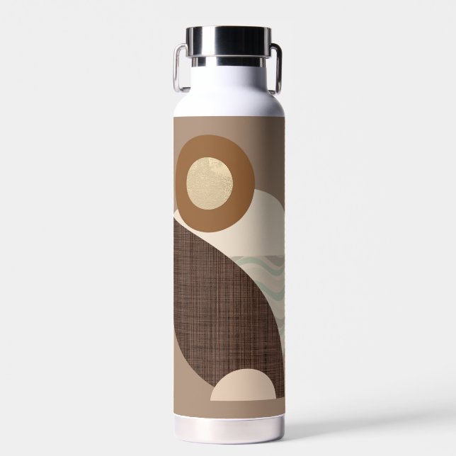 Earthy Shapes Water Bottle (Front)