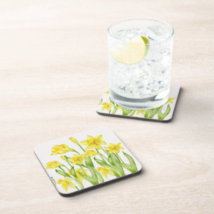 Earthy Spring on a Set of Six Coasters (D)
