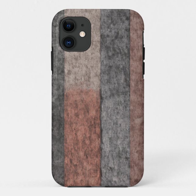 Earthy Striped Texture Mobile Case (Back)