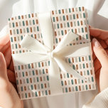 Earthy Toned Modern Geometric  Wrapping Paper<br><div class="desc">Make every gift stand out with this stylish geometric wrapping paper. Featuring a modern retro pattern of rounded rectangles in earthy shades of terracotta, teal, and taupe on a soft cream background, this design blends simplicity with a chic mid-century vibe. Ideal for birthdays, holidays, or any occasion that calls for...</div>