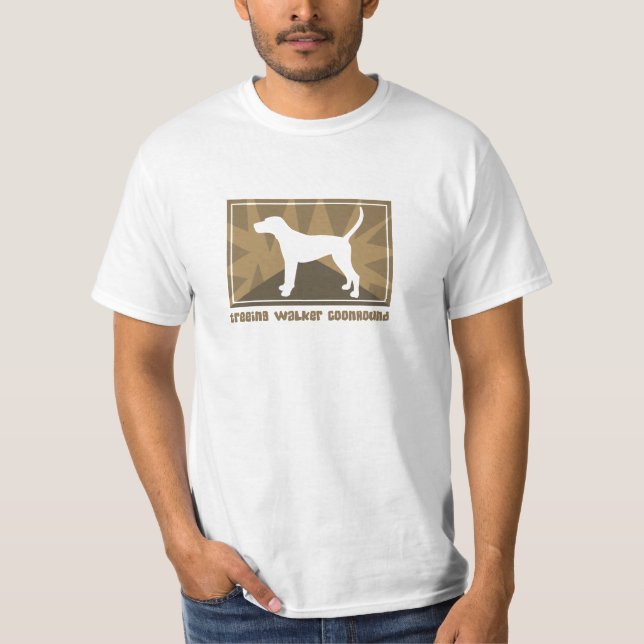 Earthy Treeing Walker Coonhound T-Shirt (Front)