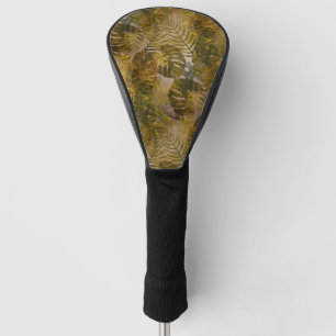 Earthy Tropical Pattern Golf Head Cover