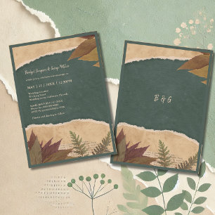 earthy vintage boho chic greenery wedding