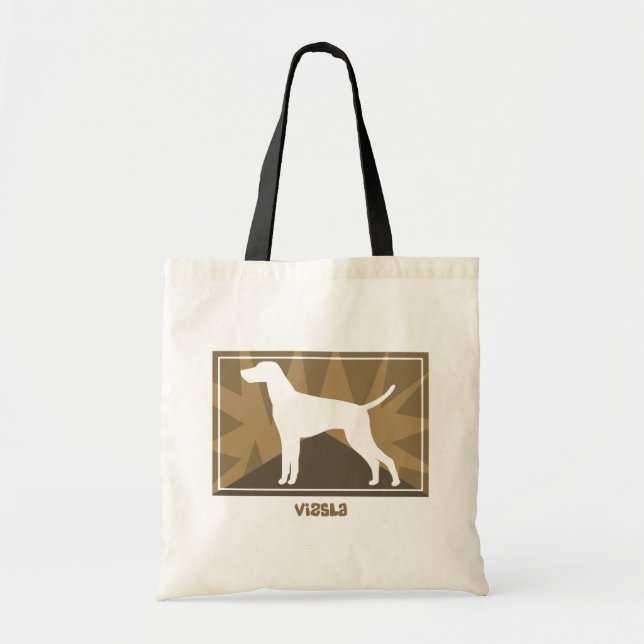 Earthy Vizsla Tote Bag (Front)
