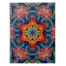 Earthy Warm Energy Kaleidoscope Gradient