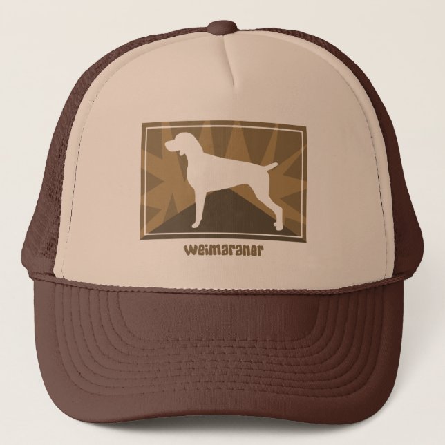 Earthy Weimaraner Hat (Front)