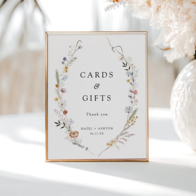 Earthy Wildflower Cards & Gifts Poster (Creator Uploaded)