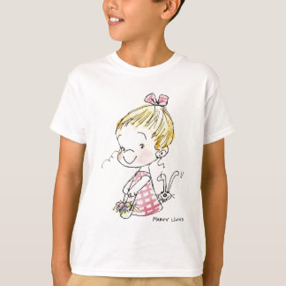 EAS-005 Easter Girl & Bunny T-Shirt