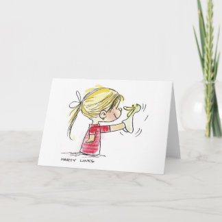 EAS-010 Easter Puppet Holiday Card