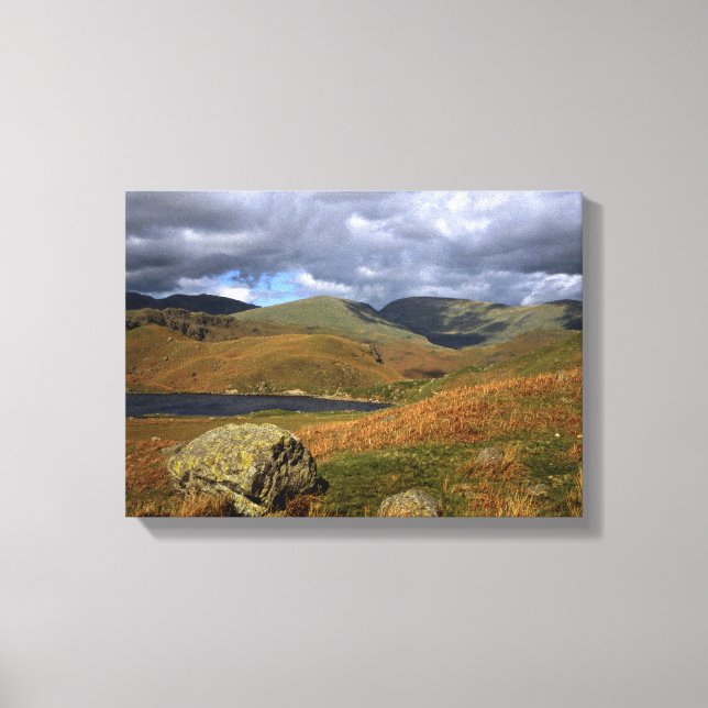 Easedale Tarn Cumbria England Canvas Print (Front)