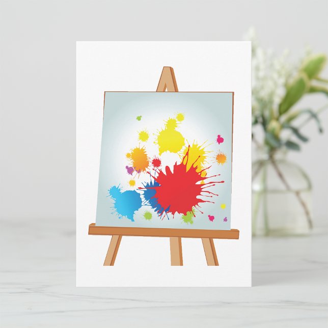 Easel Art Invitations (Creator Uploaded)