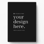 Easel Sign Your Design Upload 5" x 7" Plaque