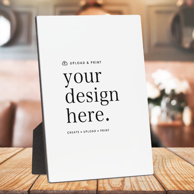 Easel Sign Your Design Upload 5" x 7" Plaque (Creator Uploaded)