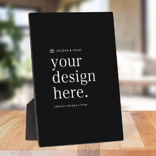 Easel Sign Your Design Upload 5" x 7" Plaque