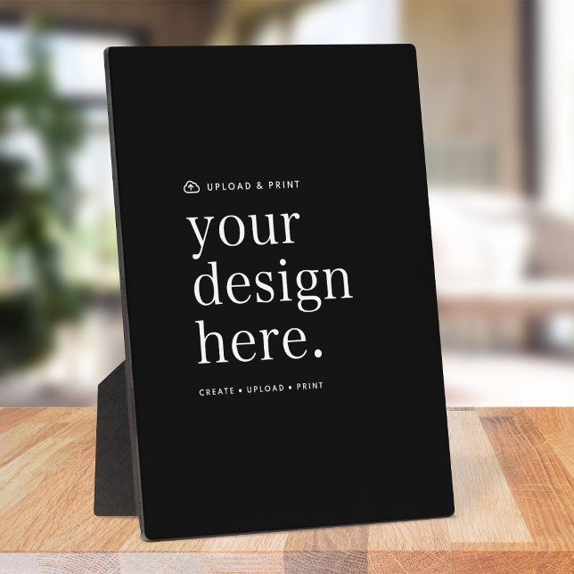 Easel Sign Your Design Upload 5" x 7" Plaque (Creator Uploaded)