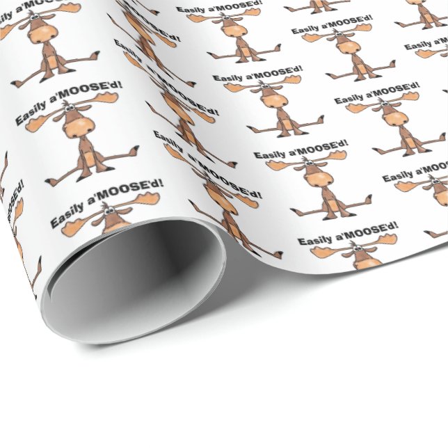 Easily A’moose’d Wrapping Paper (Roll Corner)