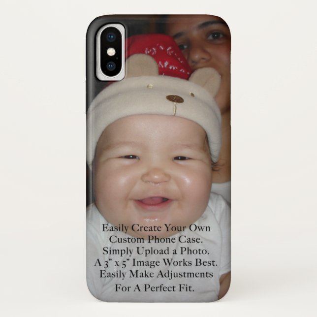 Easily Add Your Photo For a Personalised Custom Case-Mate iPhone Case (Back)