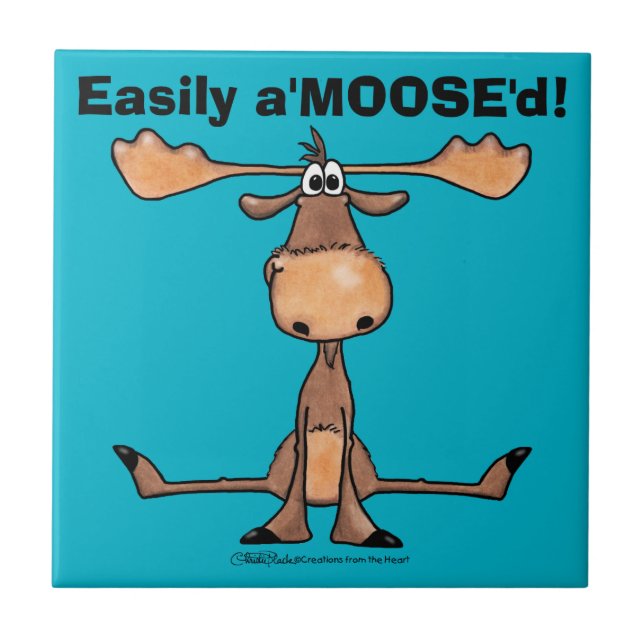 Easily A'Moose"d Tile (Front)