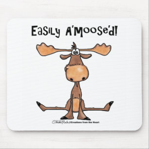 Easily A'moose'd Mouse Mat