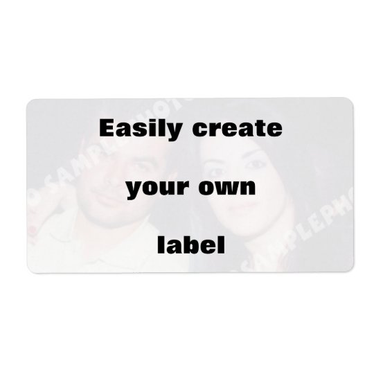 Easily create your label. Remove the big text! Shipping Label