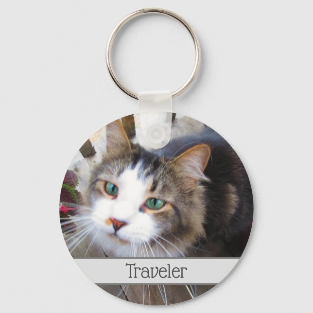 Easily Create Your Own Add Photo Custom Key Ring (Front)