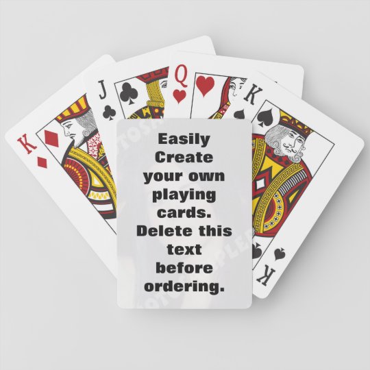 design your own deck of cards online