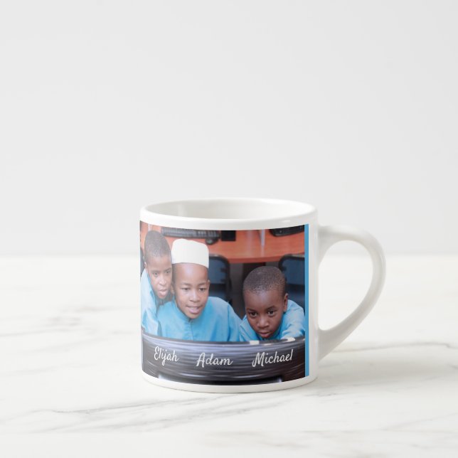 Easily Create Your Personalised Custom Photo Espresso Cup (Right)