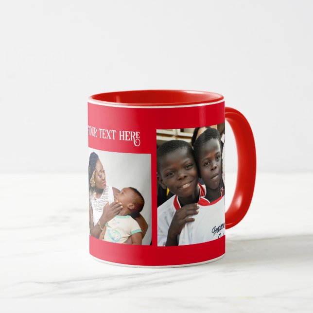Easily Create Your Personalised Custom Photo Mug (Front Right)