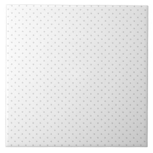 Easily Customise Colour from Grey Mini Polka Dots Tile