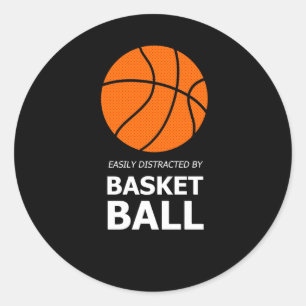 Easily Distracted 2 Classic Round Sticker