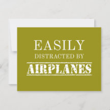 Easily Distracted By Aeroplanes Aviator Pilot