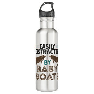 Easily Distracted by Baby Goats 710 Ml Water Bottle