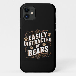 Easily Distracted By Bears Gay Bear Pride  iPhone 11 Case
