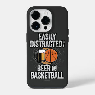 Easily Distracted by Beer and Basketball Case-Mate iPhone 14 Pro Case