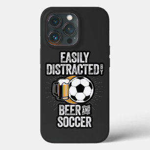 Easily Distracted by Beer and Soccer Case-Mate iPh iPhone 13 Pro Case